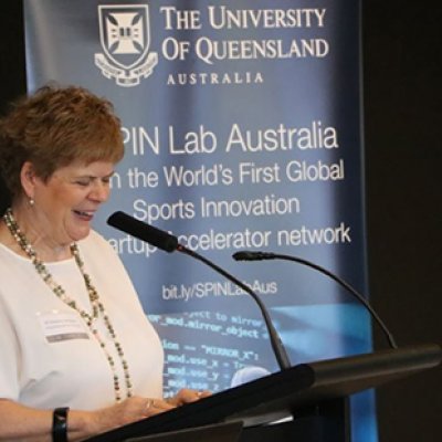 Queensland's Acting Chief Scientist Dr Christine Williams at the HYPE UQ SPIN Lab announcement